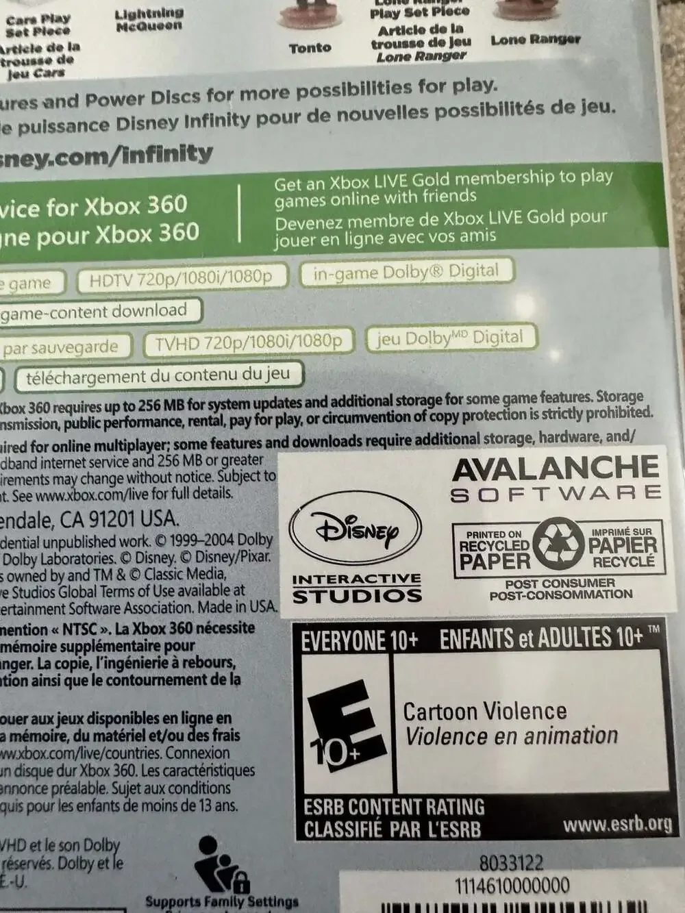 Disney Infinity Xbox 360 Video Game